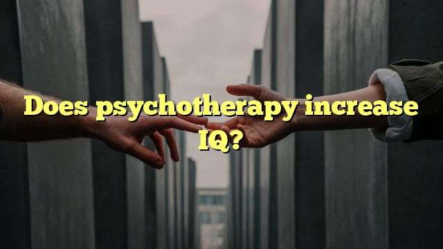 Does psychotherapy increase IQ?